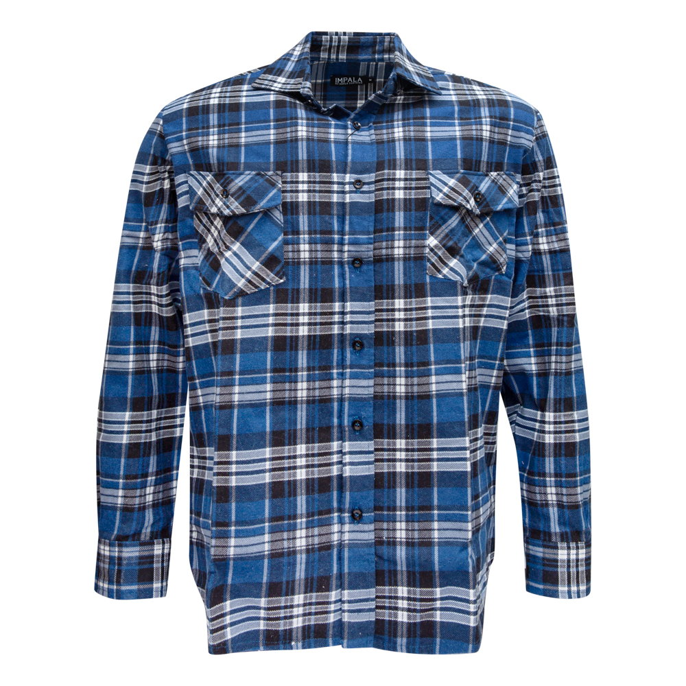 Impala Cotton Flannelette Shirts Full Button