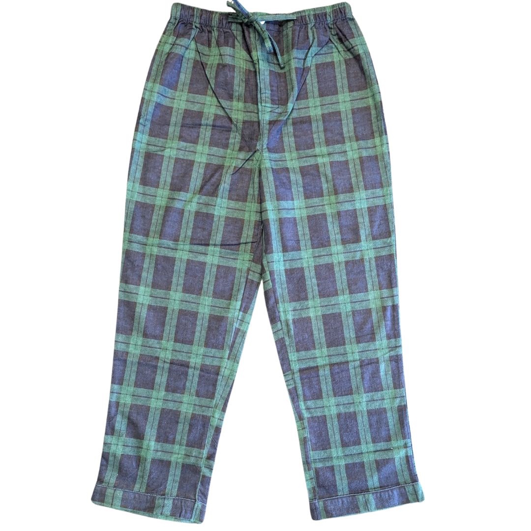 Cosy Suede Cotton Flannelette Check Lounge Pant