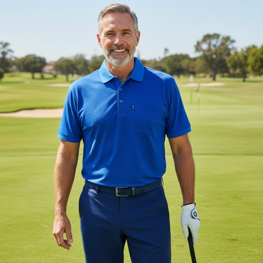 Label One Mens Cotton Rich Polo Shirts