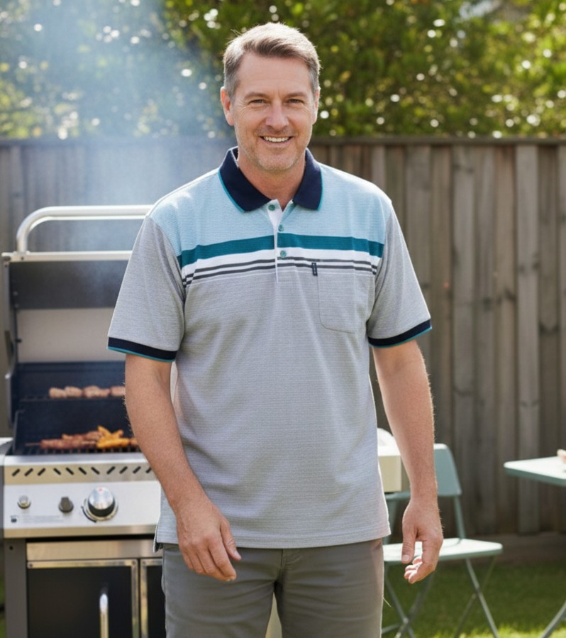 Label One Cotton Rich Polo Shirt