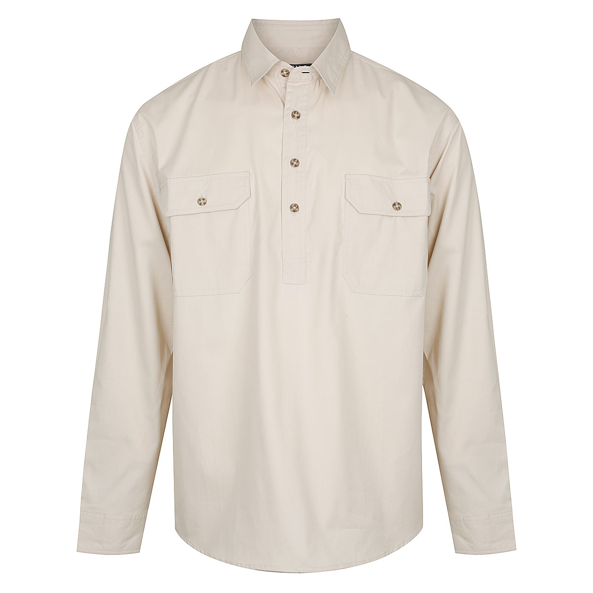 Riverina Cotton Work Shirt Half Button