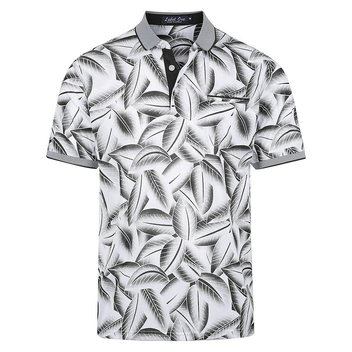 Label One Mens Cotton Rich Polo Shirts