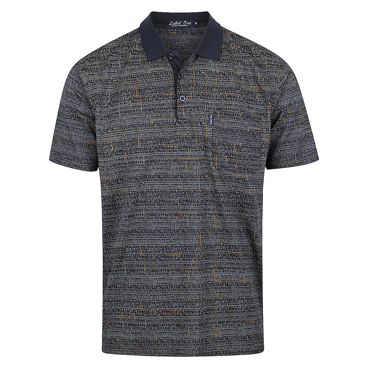Label One Mens Cotton Rich Polo Shirts