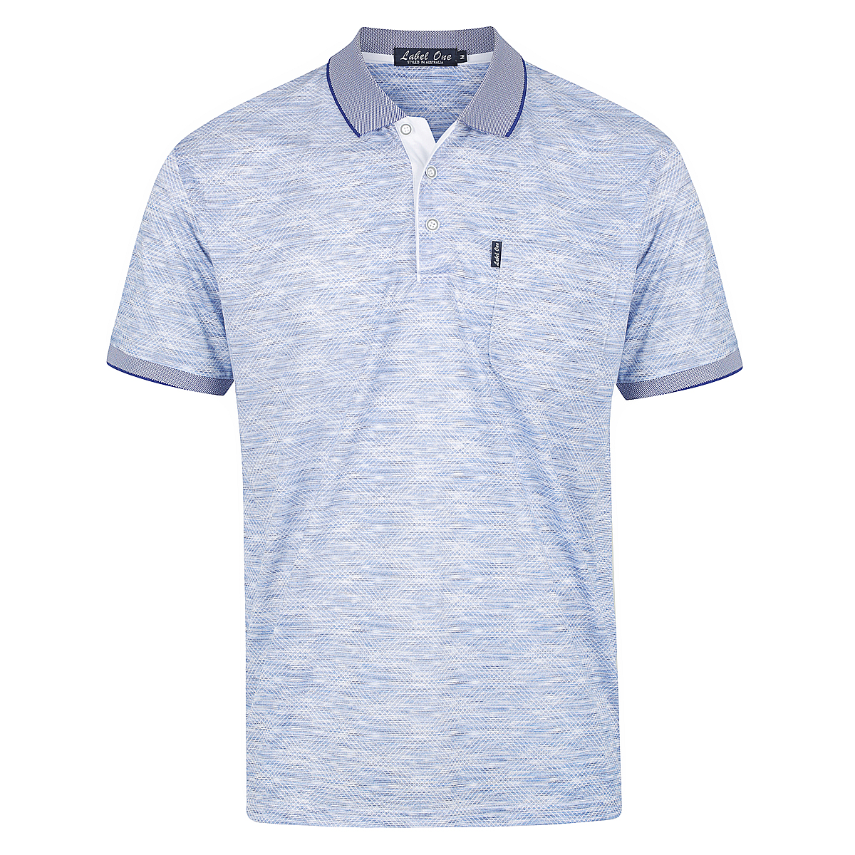 Label One Mens Cotton Rich Polo Shirts